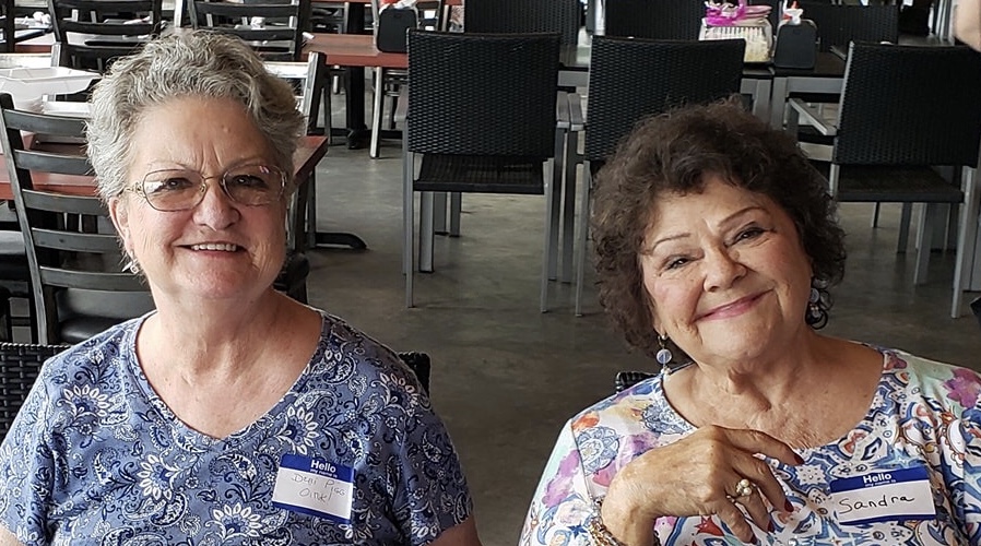 Debi Tate and guest, Sandra